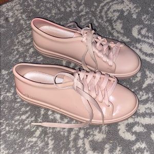 Mini Melissa pink sneakers kids